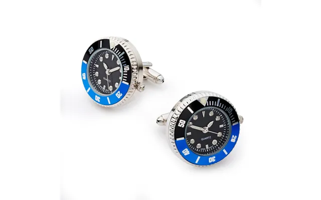 Working 'batman' Watch Cufflinks In Black And Blue