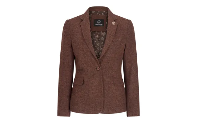 Ws-12 - Women's Tweed Suit Blazer Trousers Waistcoat Herringbone Wool Rust Brown