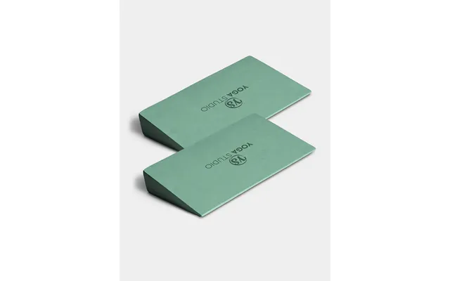 Yoga Studio Eva Foam Wedges Twin Pack Pair - Sage Green