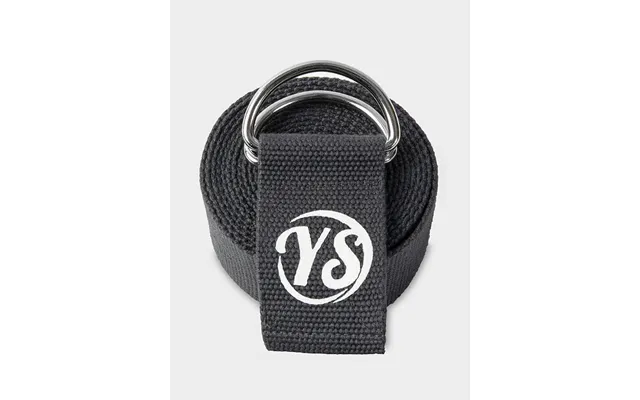 Yoga Studio Gots Organic Cotton D-ring 2.5m Yoga Belt Strap - Graphite Grey