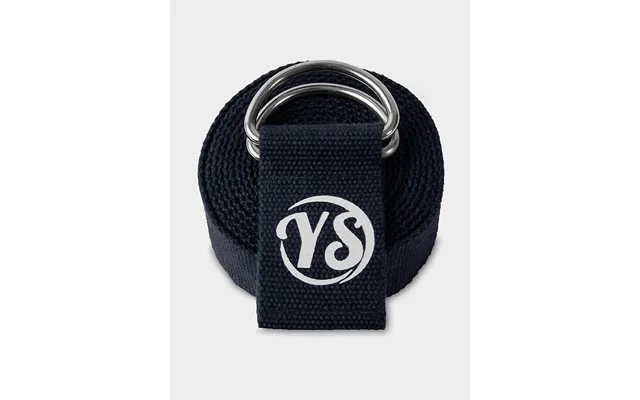 Yoga Studio Gots Organic Cotton D-ring 2.5m Yoga Belt Strap - Navy