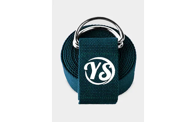 Yoga Studio Gots Organic Cotton D-ring 2.5m Yoga Belt Strap - Teal
