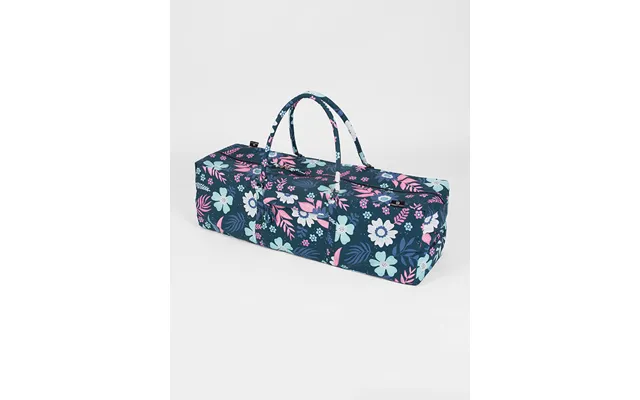 Yoga Studio Gots Organic Cotton Designed Yoga Equipment Kit Bag - Floral Collection product image