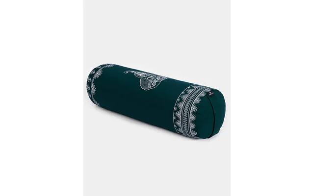 Yoga Studio Organic Buckwheat Elephant Meditation Bolster Cushion - Teal