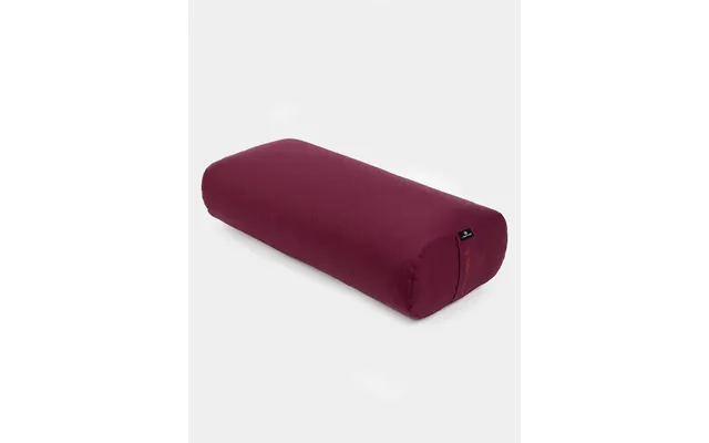 Yoga Studio Rectangular Lightweight Meditation Bolster Cushion - Burgundy