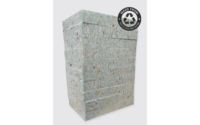 Yoga Studio Recycled Chip Foam Full Yoga Blocks 10 Pack