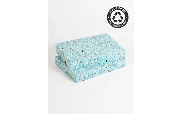 Yoga Studio Recycled Chip Foam Full Yoga Blocks Twin Pack