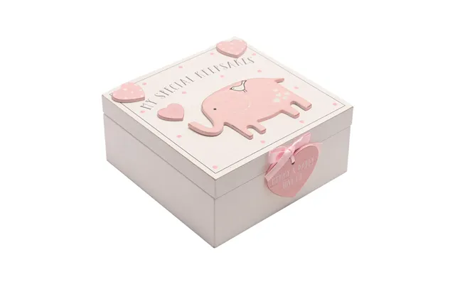 'petit Cheri' My Special Keepsake Box 16cm X 16cm - Pink