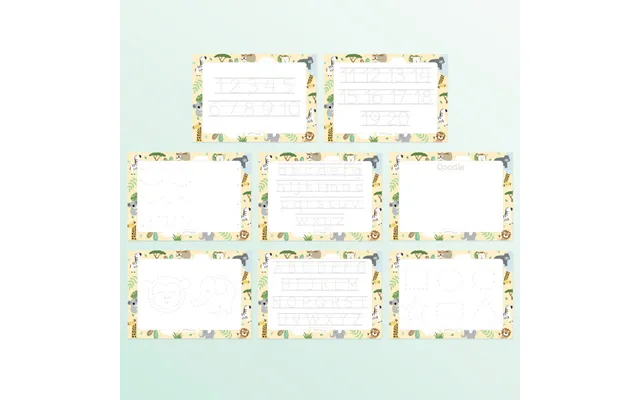 'start To Write' Writing Mats - Dinosaur Blue