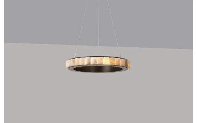 Cto Lighting Avalon Medium - Ceiling Rose Chandelier Bronze Finish With Honed Alabaster product image