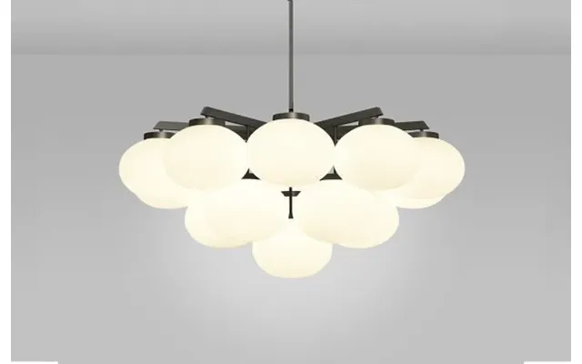 Cto Lighting Cloudesley Large - Dali-a Chandelier Bronze With Matt Opal Glass product image
