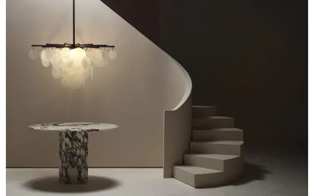 Cto Lighting Nimbus - Large Chandelier Bronze With Fritted Glass product image
