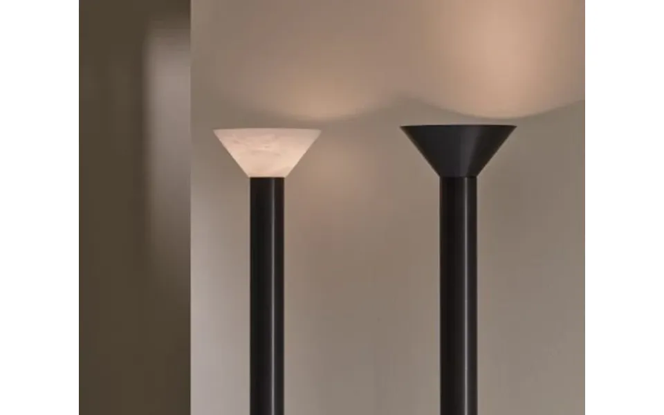 Cto Lighting Torres Uplighter Floor Lamp Bronze With Alabaster Shade