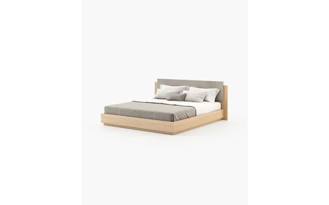 Laskasas Teri Bed & Headboard Oak Veneer Matte