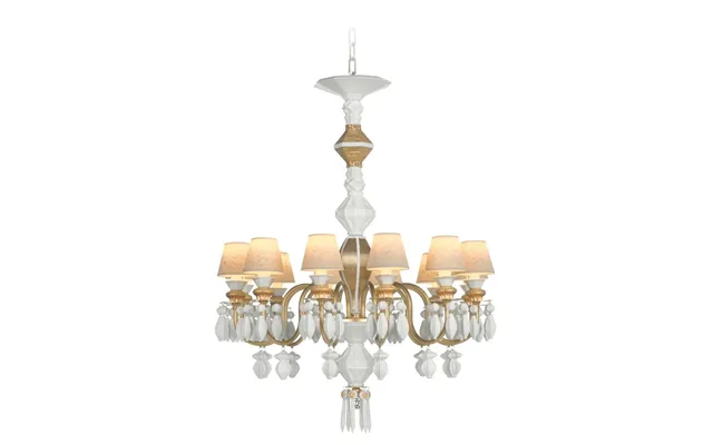 Lladro Belle De Nuit Chandelier 12 Lights - Gold Ce Uk Ccc product image
