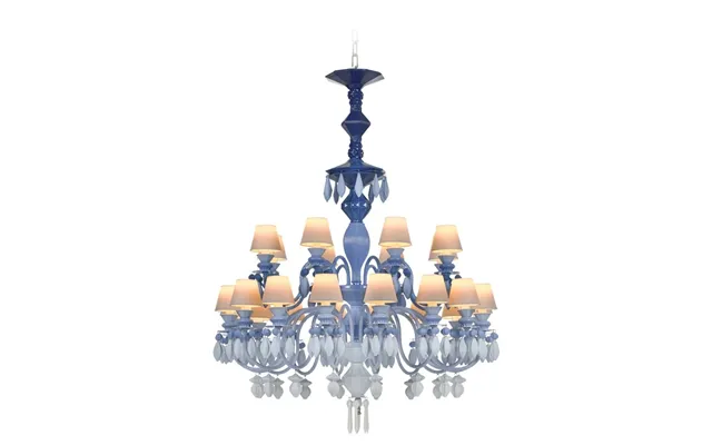 Lladro Belle De Nuit Chandelier 24 Lights - Blue Ce Uk Ccc product image
