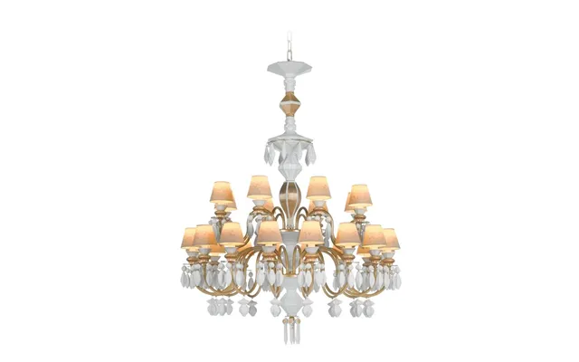 Lladro Belle De Nuit Chandelier 24 Lights - Gold Ce Uk Ccc product image