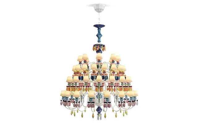 Lladro Belle De Nuit Chandelier 56 Lights - Multicolour Ce Uk product image