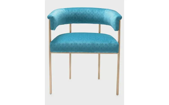 Philipp Plein Dining Chair Monogram Blue