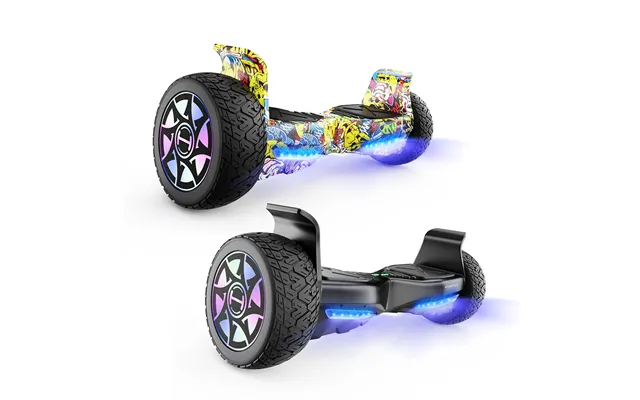 8.5 H8max Off Road Hoverboard With Bluetooth Music And Led Lights - Self Balancing System