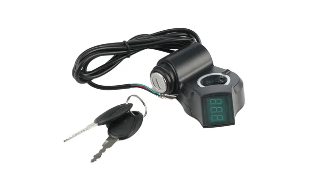 Electric Door Lock With Voltage Display For Iscooter Ix4 E-scooter