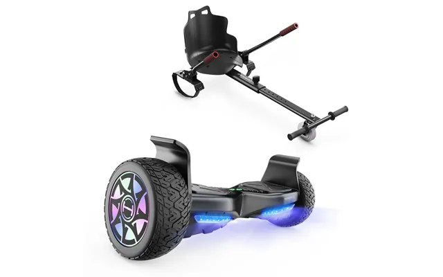 H8max 8.5 Off Road Hoverboard With Bluetooth Music And Led Lights - Self Balancing System