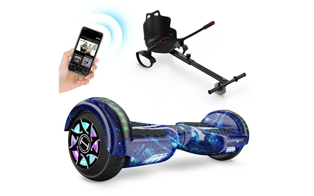 Ihoverboard H2 Bluetooth Hoverboard 6.5 - H4 Navy With K3 Go Kart