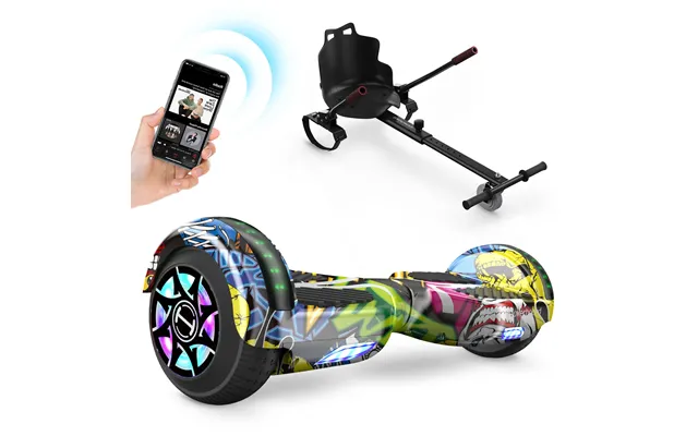 Ihoverboard H2 Bluetooth Hoverboard 6.5 - H4 Yellow With K3 Go Kart