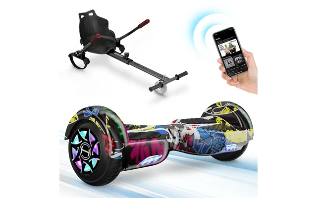 Ihoverboard H2 Self Balancing Bluetooth Hoverboard 6.5 - H4 Yellow With K3 Go Kart