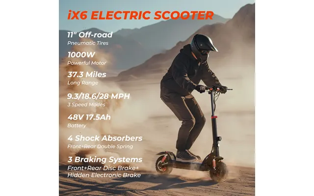 Iscooter If1 1200w All-terrain Electric Scooter - Ix-series With Seat product image