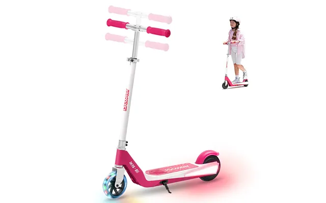 Iscooter Ik1s Electric Scooter For Kids With Colorful Flashing Wheels - Berry Pink product image