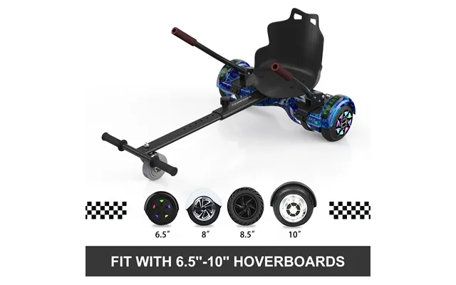 K3 Hoverboard Go Kart Not Compatible With H1 Hoverboard - Black