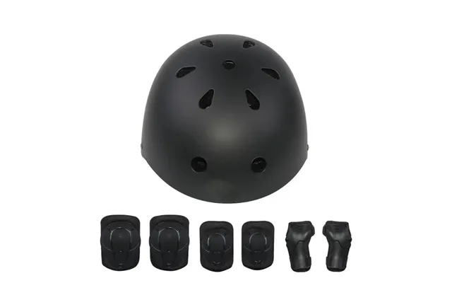 Kids Black Stylish Helmet - Black
