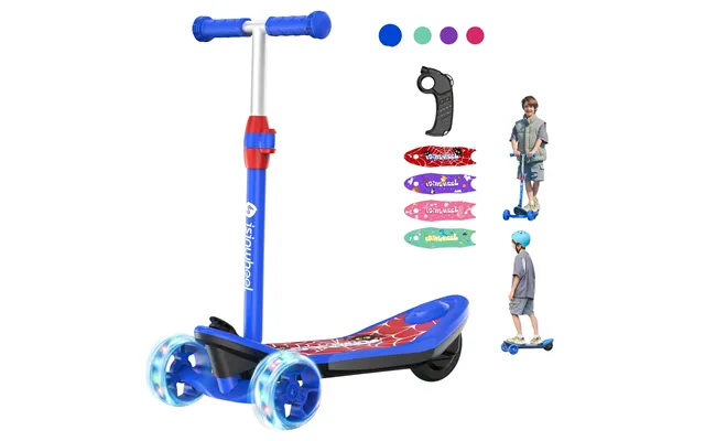 Isinwheel Kids Electric Scooter - Minispider Blue Spider -remote Control