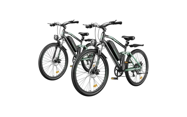 Isinwheel M50 27.5 Full Suspension Electric Bike - Green 2 Pcs