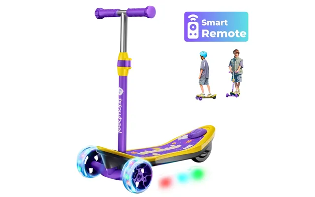 Isinwheel Mini 3 Wheel Kids Electric Scooter For Boys Aged 3-12 - Minispider Purple -remote Control 1