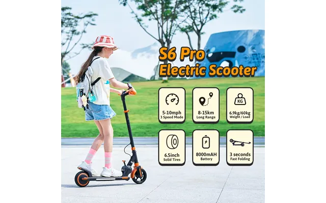 Isinwheel S4 Electric Scooter For Kids - S6 Pro Orange 1
