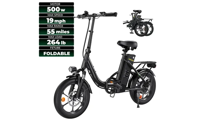 Isinwheel U2 U4 City Commuter Electric Bike 65miles Range - U4 Black