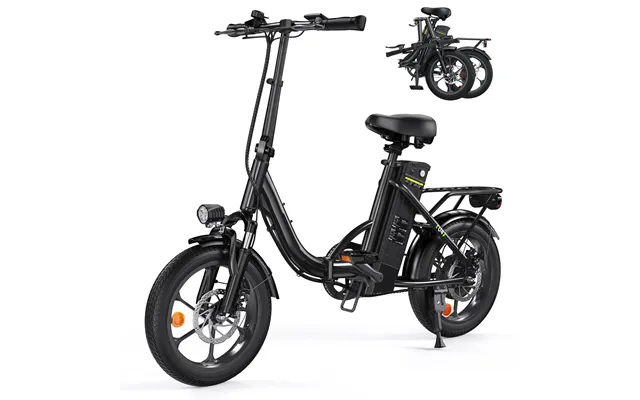 Isinwheel U4 Foldable Step-thru Electric Bike 500w 55miles Range - U4 Black *1