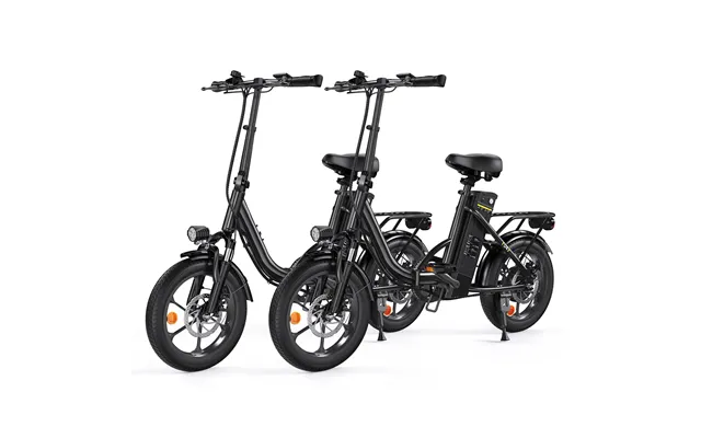 Isinwheel U4 Foldable Step-thru Electric Bike 500w 55miles Range - U4 Black *2