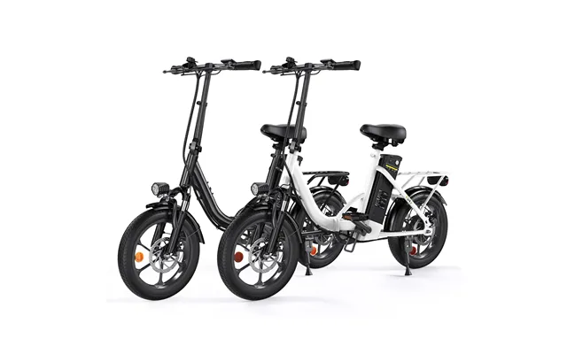 Isinwheel U4 Foldable Step-thru Electric Bike 500w 55miles Range - U4 Black U4 White