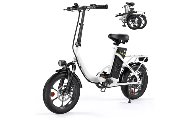 Isinwheel U4 Foldable Step-thru Electric Bike 500w 55miles Range - U4 White *1