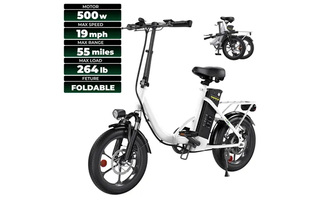 Isinwheel Ucity U4 Electric Commuter Cruiser Bike - U4 White 2