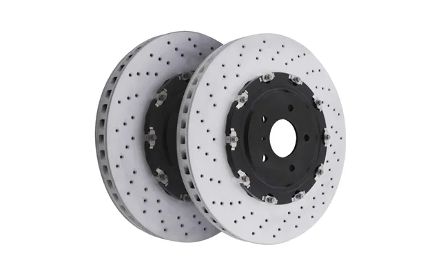 Front Drilled Grooved 380mm Brake Discs For Nissan Gtr R35 3