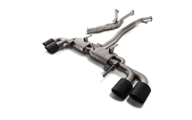 Nissan R35 Gtr 3.5 Turbo Back Decat Valvetronic Exhaust System With Carbon Tailpipes
