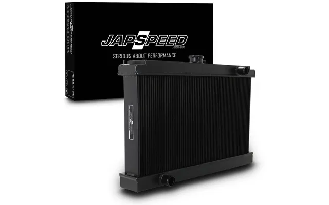 Universal - 100mm Black Aluminium Radiator