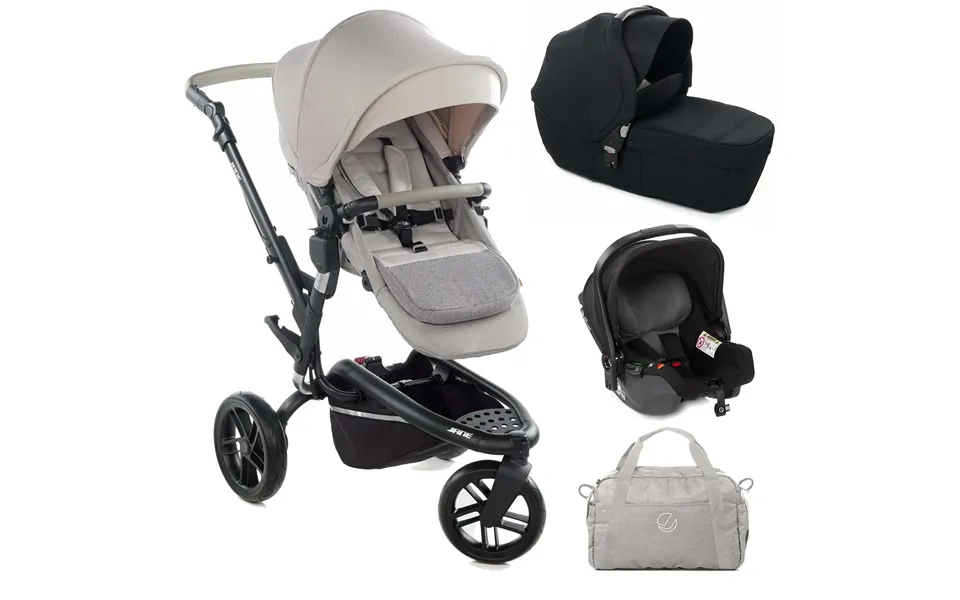 Jané Trider Travel System Bundle With Transporter Plus & Koos R1 I-size Car Seat - Sand