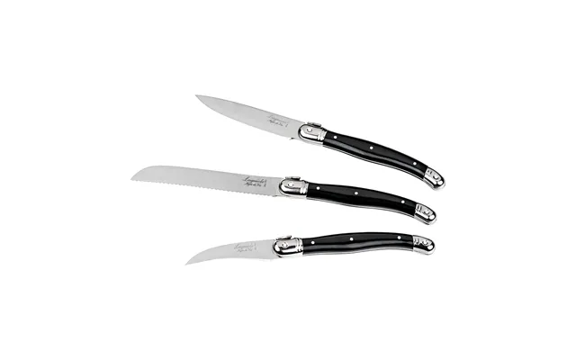 Laguiole Style De Vie Premium 3 Piece Set Of Kitchen Knives