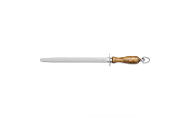 Lion Sabatier 30cm Oval Sharpening Steel With Wooden Handle