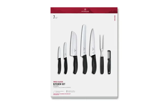 Victorinox Swiss Classic 7 Piece Kitchen Set - Black
